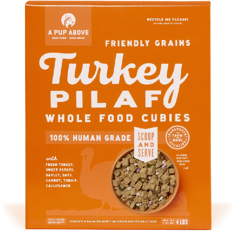 A Pup Above Turkey Pilaf Whole Food Cubies