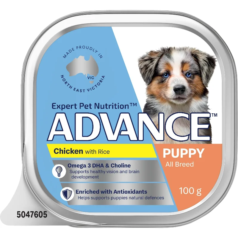 Advance Chicken and Rice All Breed Puppy Wet Food 100g