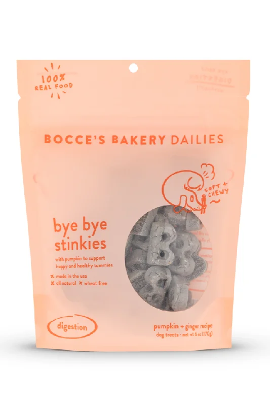 Bocce Dailies Bye Bye Stinkies Soft and Chewy Dog Treats