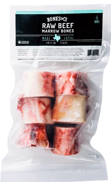 Bones & Co Frozen Marrow Bones 4 in. 3 pk