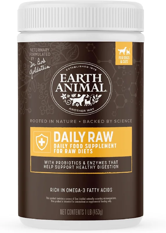 Earth Animal Daily Raw-1 lb