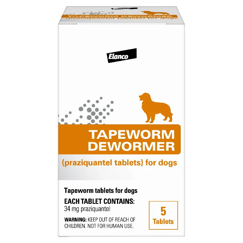 Elanco Tapeworm Dewormer for Dogs, 5ct.