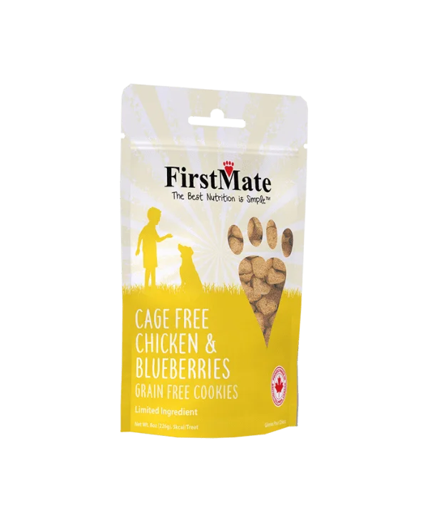 FirstMate Cage Free Chicken with Blueberry Treats for Dogs