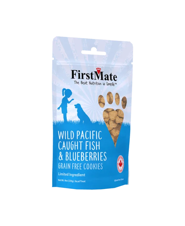 FirstMate Wild Pacific Caught Fish With Blueberry Treats for Dogs