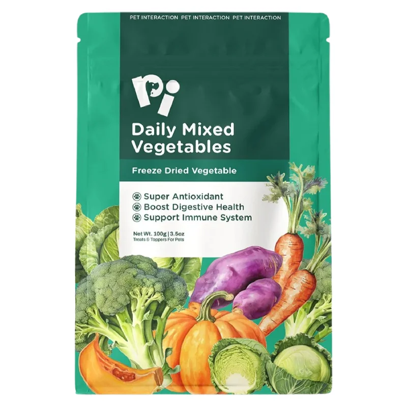 Freeze Dried Food Dog & Cat Food Topper - Daily Mixed Vegetable - 100 g