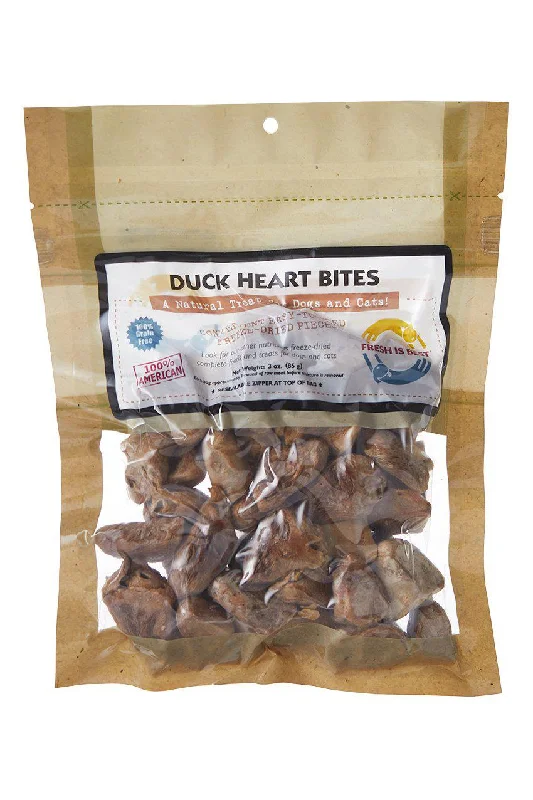 Fresh is Best Duck Heart Bites Pet Treats