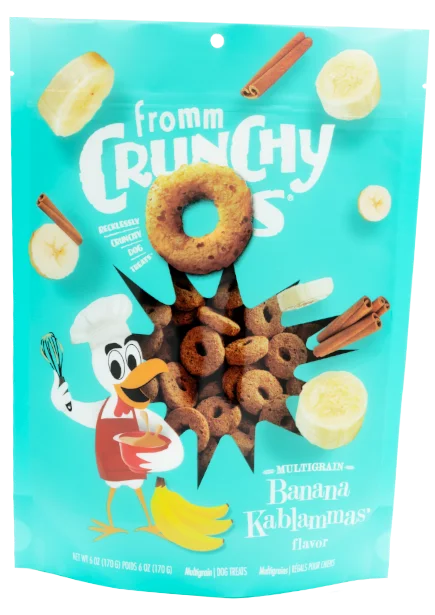 Fromm Crunchy O's Banana Kablammas Dog Treats