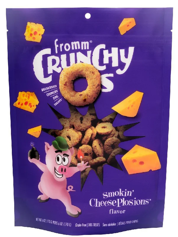 Fromm Crunchy Os Smokin' CheesePlosions Dog Treats