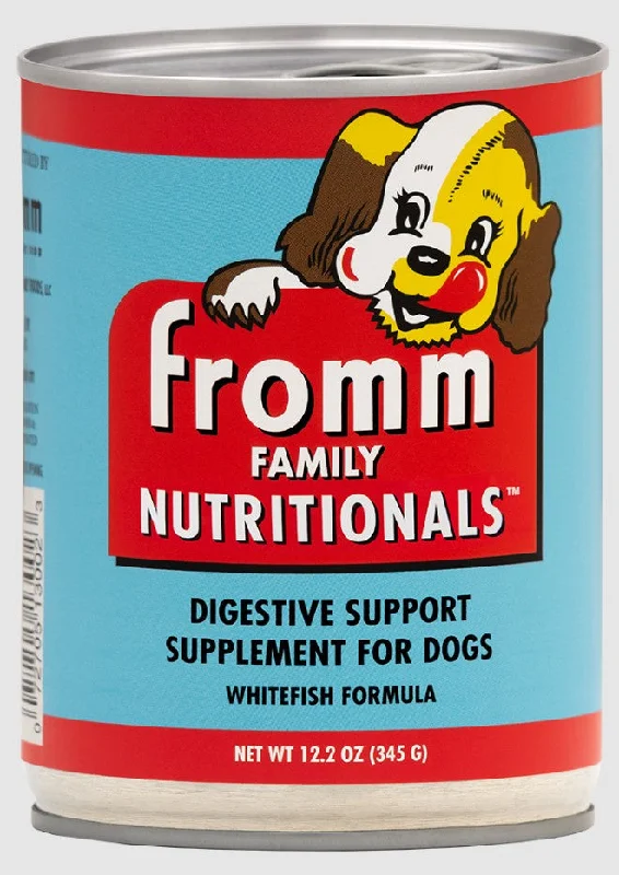 Fromm Family Remedies Whitefish Recipe Canned Digestive Support Supplement for Dogs