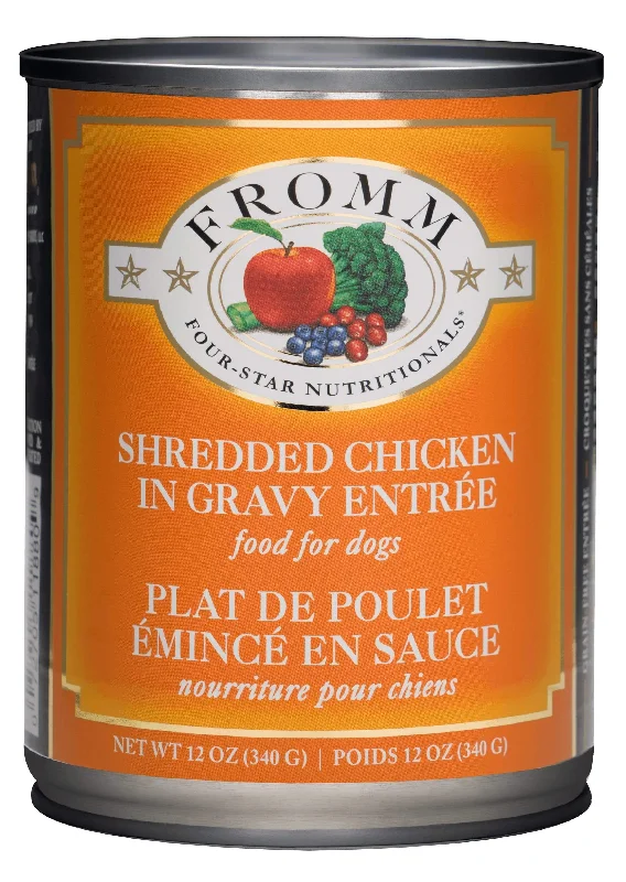 Fromm Four-Star Nutritionals® Shredded Chicken in Gravy Entre Food for Dogs