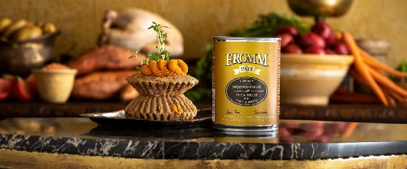 Fromm Gold Grain Free Chicken and Sweet Potato Pate Canned Dog Food 12 oz.