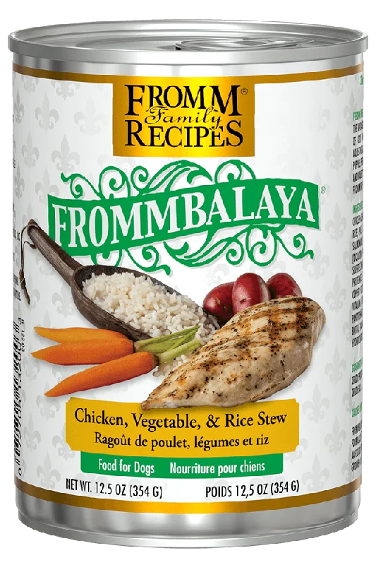 Frommbalaya Chicken, Rice, & Vegetable Stew Wet Dog Food from Fromm, 12.5oz can