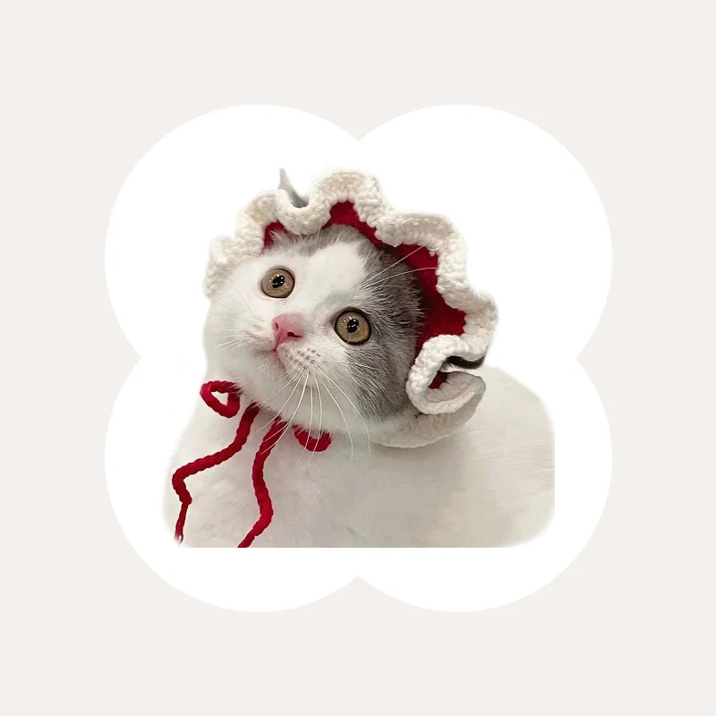 Christmas Cute Knitted Cat Hat