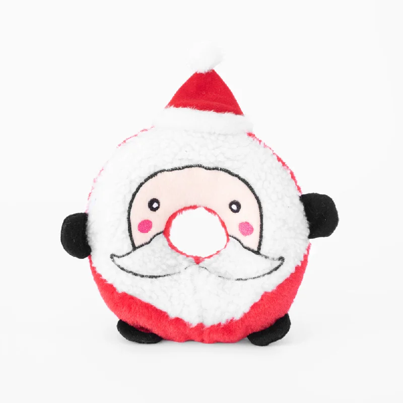 Holiday Donutz Buddies Santa Dog Toy