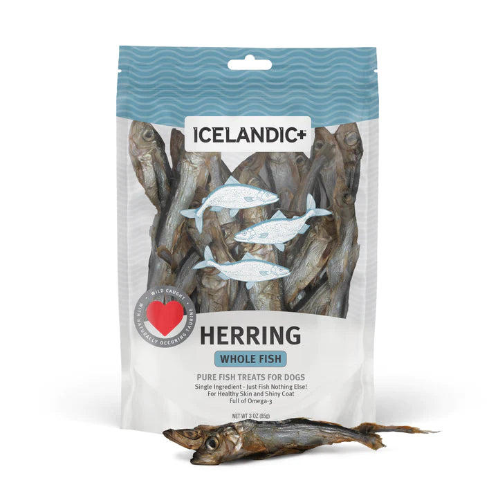 Icelandic Whole Herring Fish Dog Treats