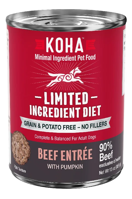 Koha LID Beef Entree Wet Dog Food