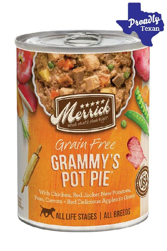 Merrick Grammys Pot Pie Classic Recipe Wet Dog Food