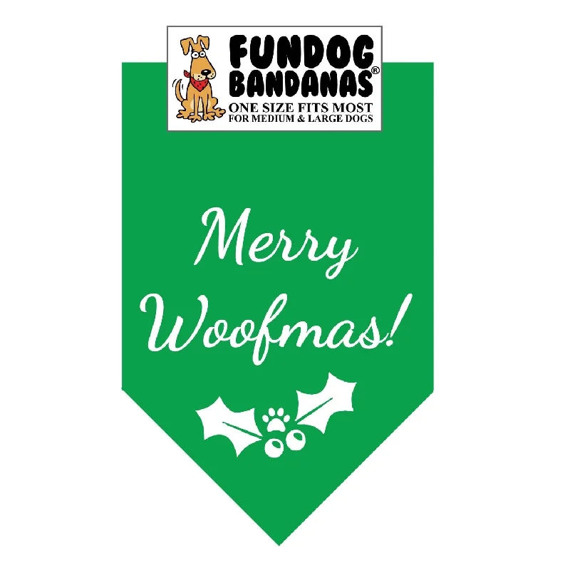 Merry Woofmas - Red and Green - Made in USA