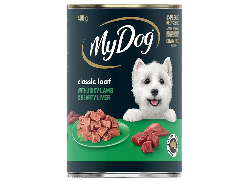 My Dog Dog Wet Food Lamb & Liver Loaf 400g x 24