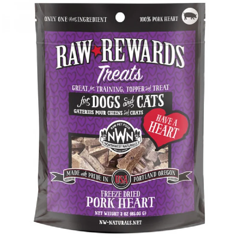 Northwest Naturals Freeze Dried Pork Heart 3oz