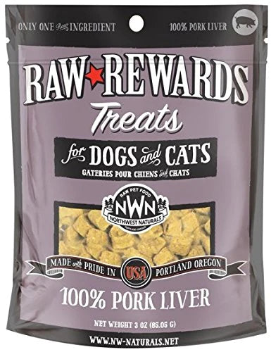 Northwest Naturals Freeze Dried Pork Liver 3oz