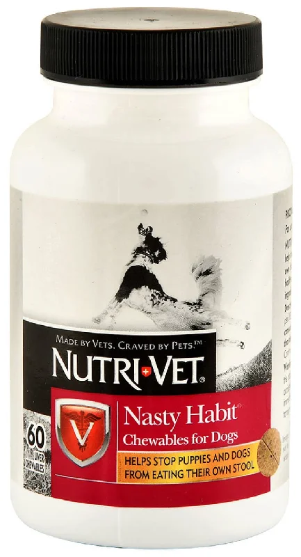 Nutri-Vet Nasty Habit Liver Flavored Chewables, 120 ct