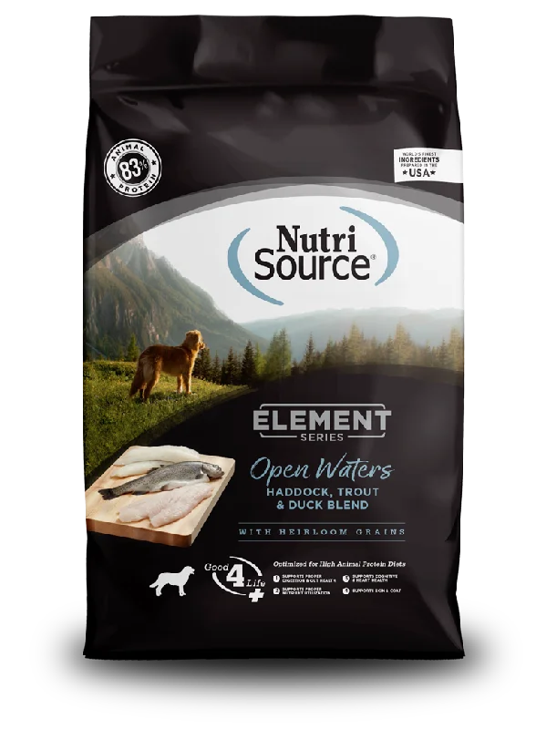 NutriSource Element Series Open Waters Recipe With Heirloom Grains Dry Dog Food