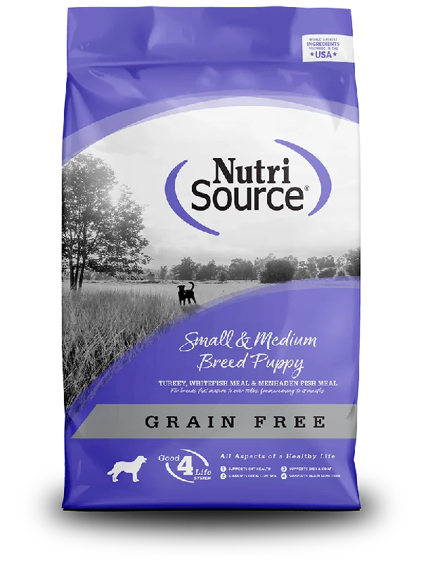 Nutrisource Grain Free Small and Medium Breed Puppy Dry Food