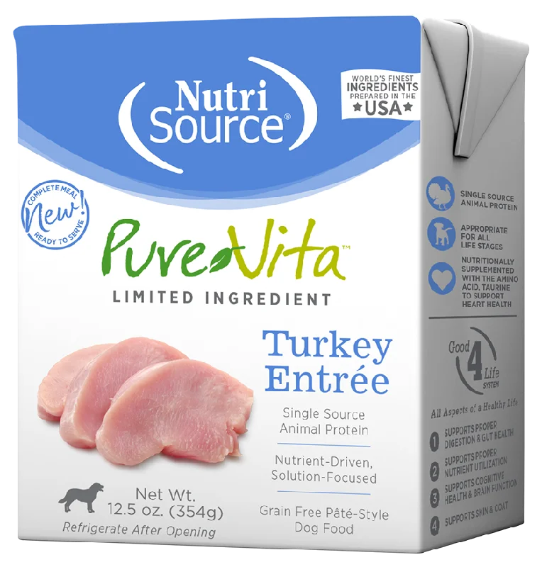 NutriSource® PureVita™ Limited Ingredient Grain Free Turkey Entree