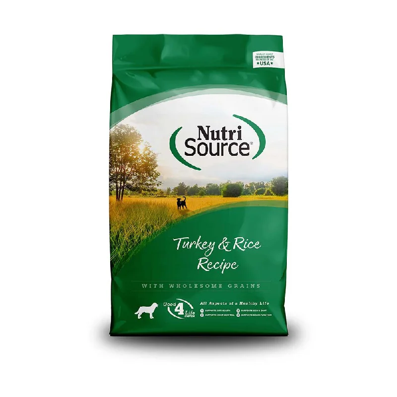 NutriSource Turkey & Rice with Wholesome Grains Recipe Dog Food