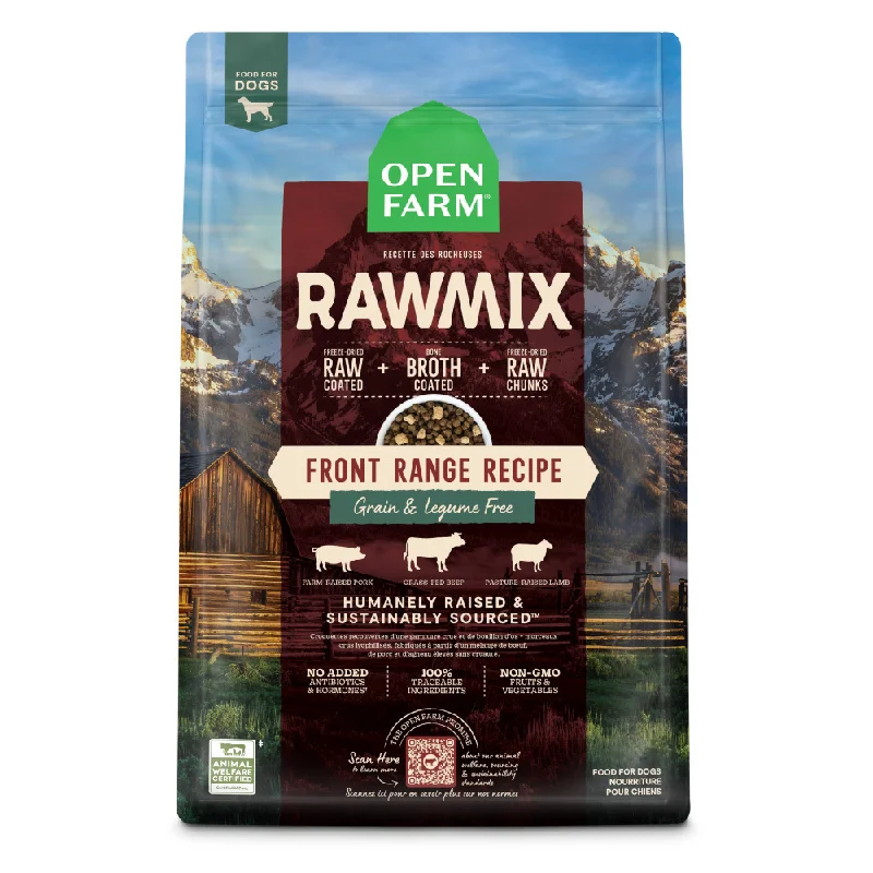 Open Farm RawMix Front Range Recipe Grain & Legume Free Dry Dog Food