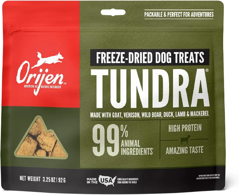 Orijen Freeze Dried Dog Treat-Tundra : 3.25 oz