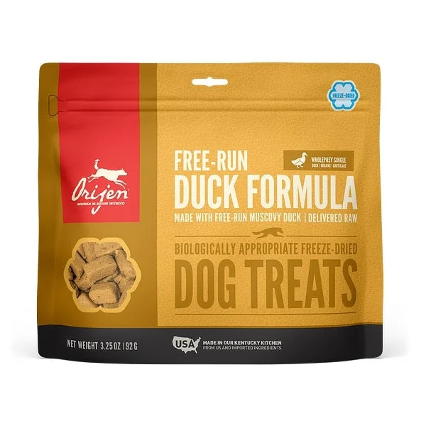 ORIJEN Freeze Dried Free Run Duck Dog Treats