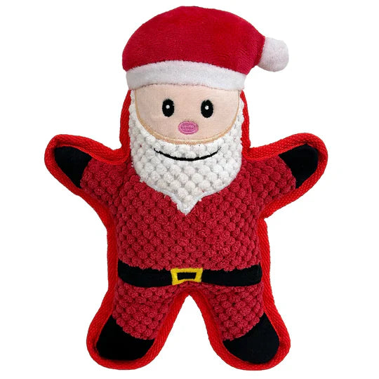 Petlou Holiday 2024 10" Bite Me, Santa Plush Dog Toy