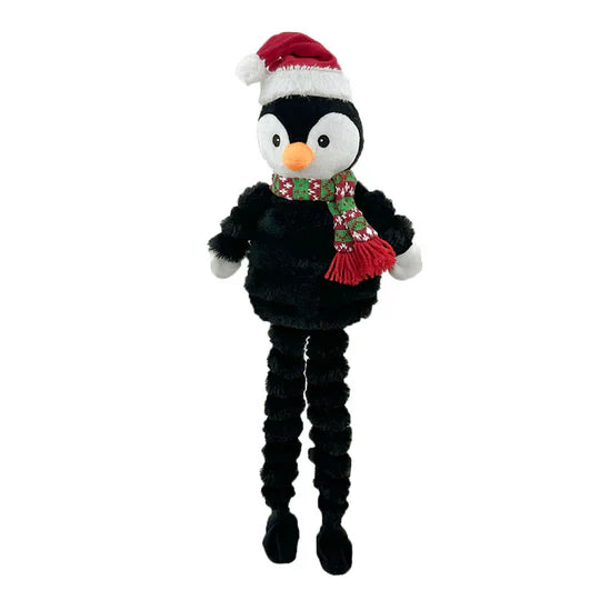 Petlou Holiday 2024 26" Long Leg Penguin Plush Dog Toy