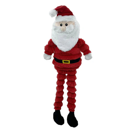 Petlou Holiday 2024 26" Long Leg Santa Plush Dog Toy