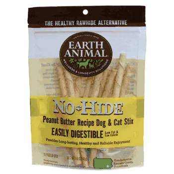 Earth Animal No Hide Stix PB 10pk