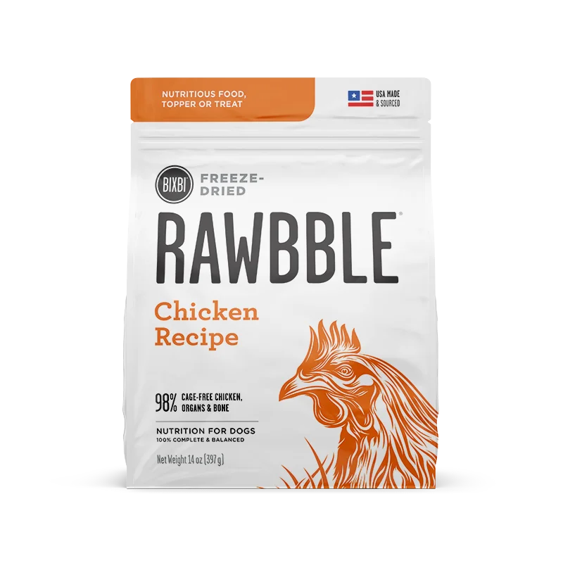 Rawbble Freeze Dried Dog Food - Chicken Recipe (14oz)