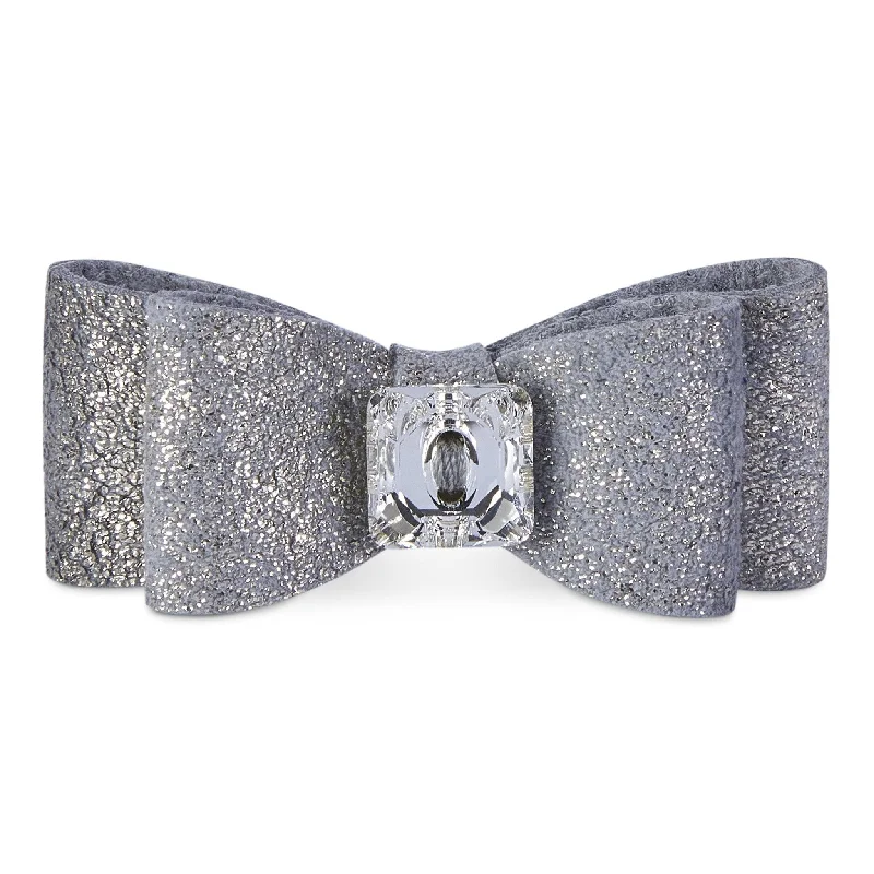 Platinum Glitzerati Single Big Bow Hair Bow