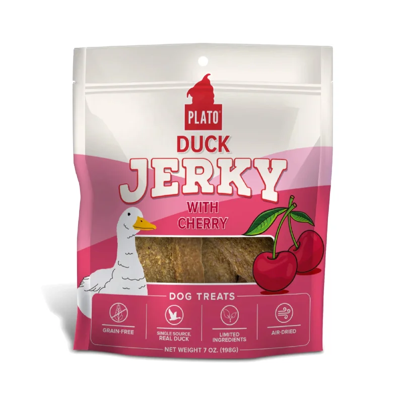 Plato Duck Jerky with Cherries