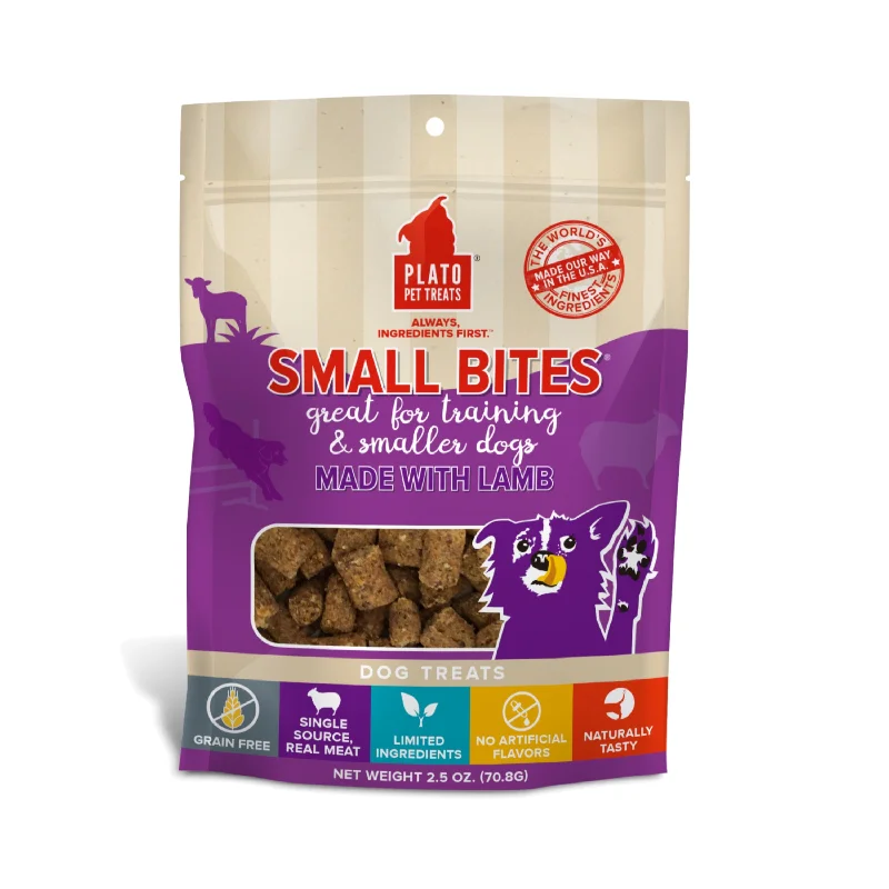 Plato Lamb Small Bites Dog Treats