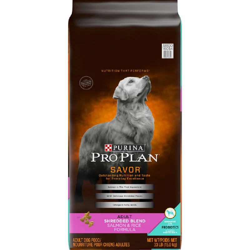 Purina Pro Plan Adult Shredded Blend Salmon & Rice Formula Dry Dog Food