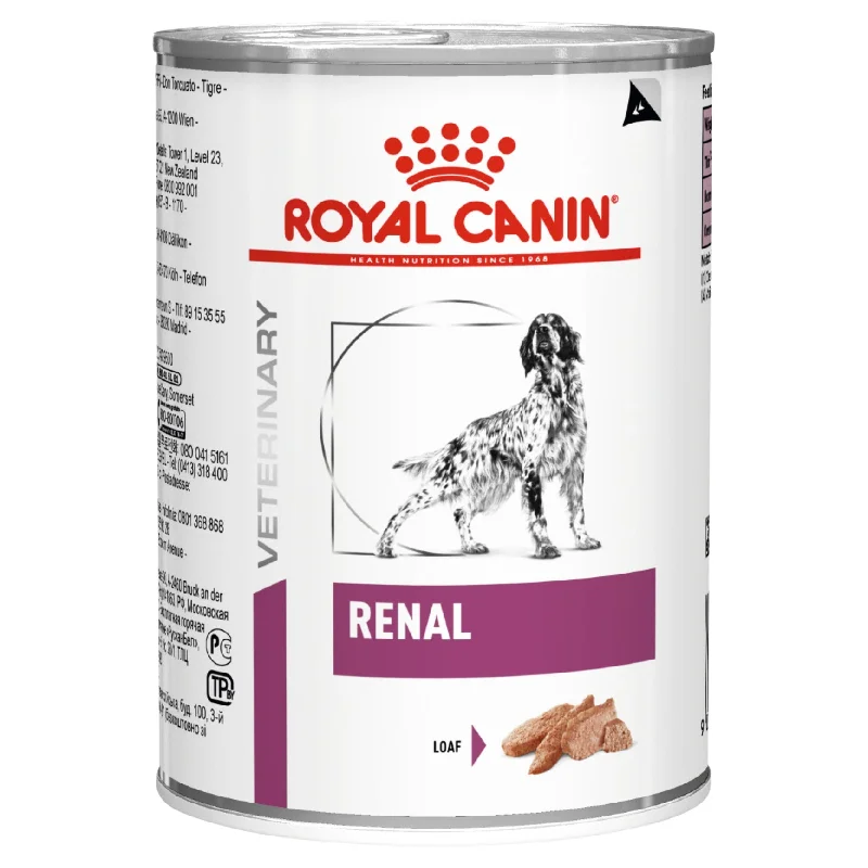 Royal Canin Veterinary Diet Dog Renal Wet Food 410g x 12