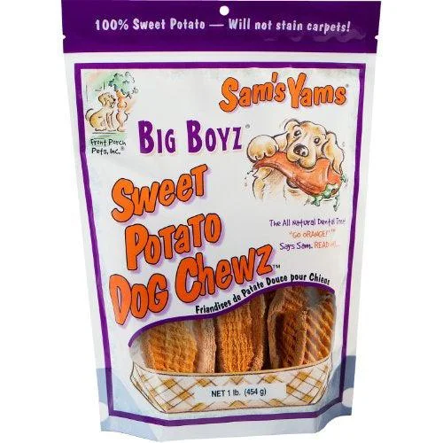 Sam's Yams Big Boyz Sweet Potato Dog Chew