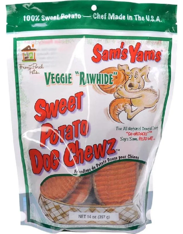 Sam's Yams Veggie Rawhide Sweet Potato Dog Chew