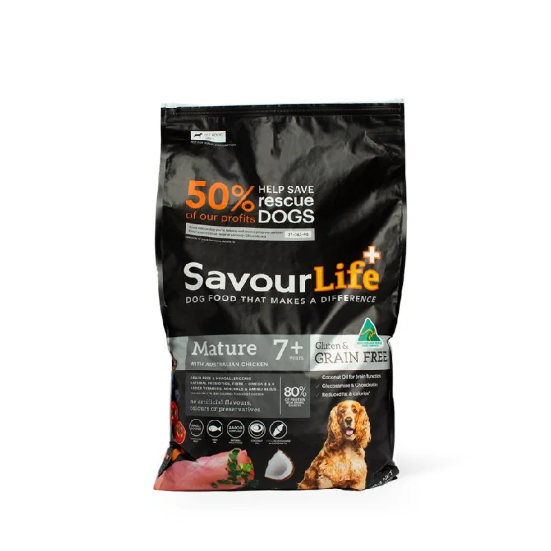 SavourLife Grain Free Mature Dry Dog Food Chicken 10kg