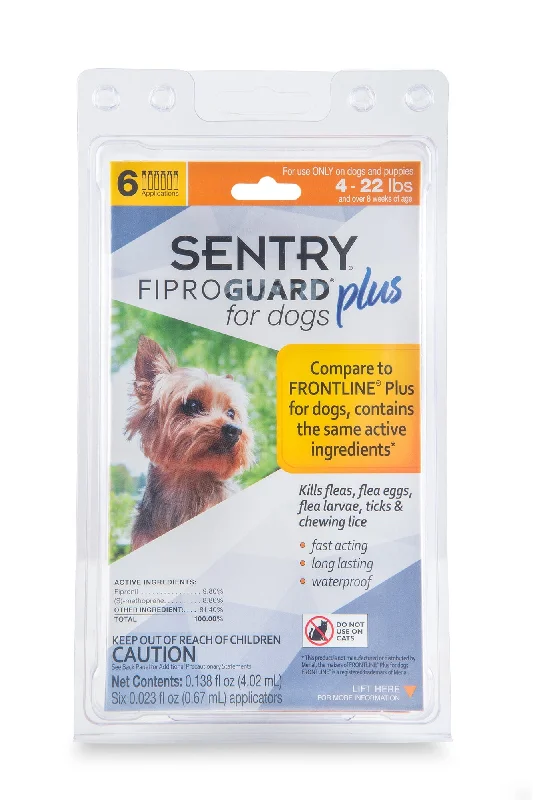 SENTRY Fiproguard Plus for Dogs, 6 Pack