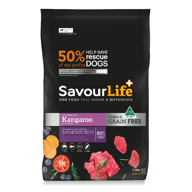 SavourLife Grain Free Dry Dog Food Kangaroo and Chicken 2.5kg