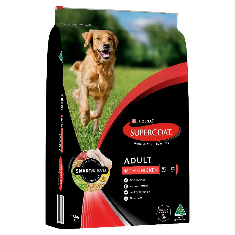 Supercoat Chicken Adult Dry Dog Food 18kg