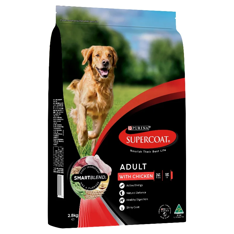 Supercoat Chicken Adult Dry Dog Food 2.8kg